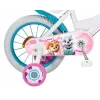 Vaikiškas miesto dviratis Toimsa PAW PATROL 14 colių, plieninis, pripučiami 14 colių ratai, priekiniai / galiniai apkabiniai stabdžiai, krepšelis, lėlės sėdynė, mokomieji ratukai