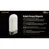 Maitinamas baterijomis stovyklavimo žibintas Nitecore LR60 280 lm USB C