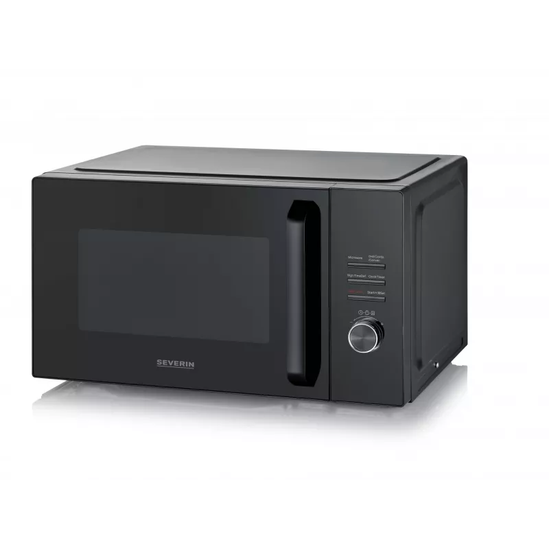 Kombinuota mikrobangų krosnelė SEVERIN MW 7798, pastatoma, 29 l, 900 W, juoda, 315 mm sukamoji lėkštė