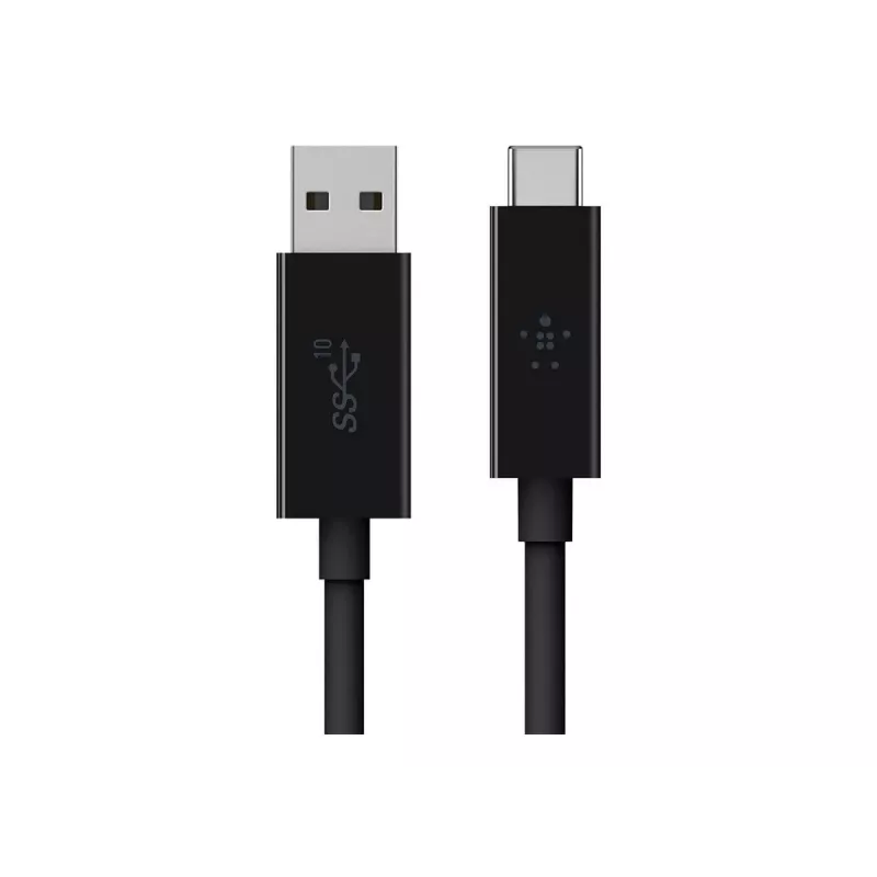 USB kabelis Belkin USB-A – USB-C 0,9 m F2CU029BT1M-BLK