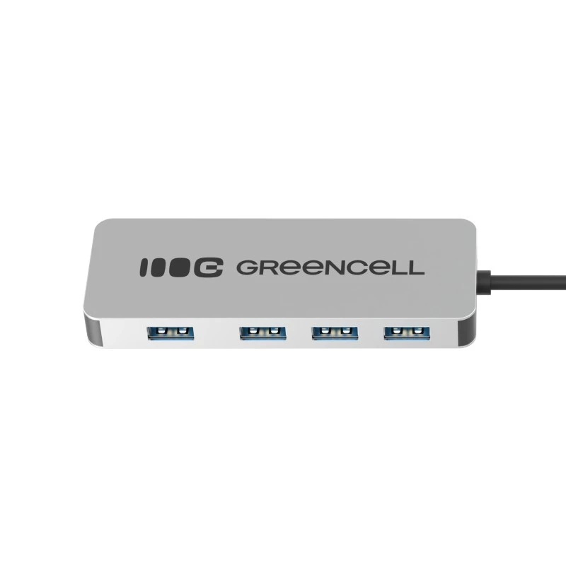 USB šakotuvas Green Cell HUB-GC-A4A — 4 prievadų USB-A 3.0 šakotuvas