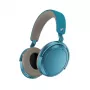 Ausinės Sennheiser Momentum 4 Wireless – antausinės Bluetooth 5.2, 60 val. baterija, aktyvus triukšmo slopinimas, 3,5 mm, mėlynos