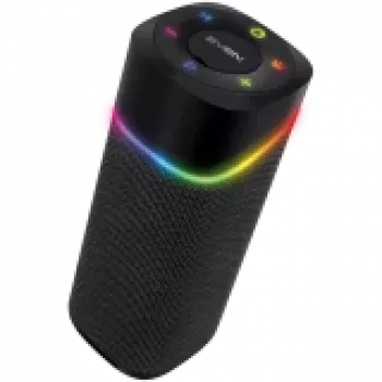 Nešiojamas 2.0 garsiakalbis SVEN PS-155, juodas, galia 2x5 W (RMS), TWS, Bluetooth, FM, USB, ličio baterija