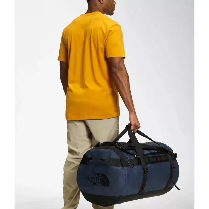 The North Face Base Camp Duffel L kelioninis krepšys 95 L Poliesteris Juoda, Tamsiai mėlyna
