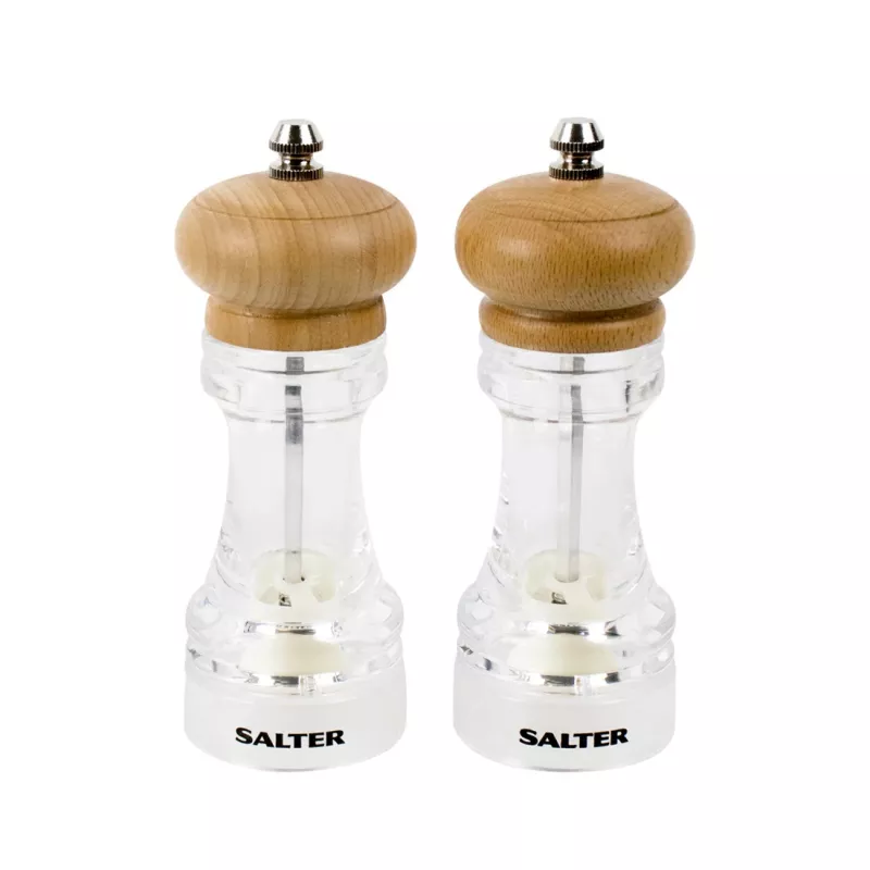 Druskos ir pipirų malūnėlių rinkinys Salter 7607 WDXR