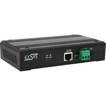 Nuoseklusis įrenginių serveris Exsys EX-61004 — 4x RS232/422/485 prievadai, su maitinimo adapteriu