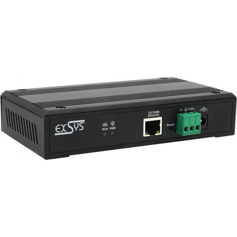 Nuoseklusis įrenginių serveris Exsys EX-61004 — 4x RS232/422/485 prievadai, su maitinimo adapteriu
