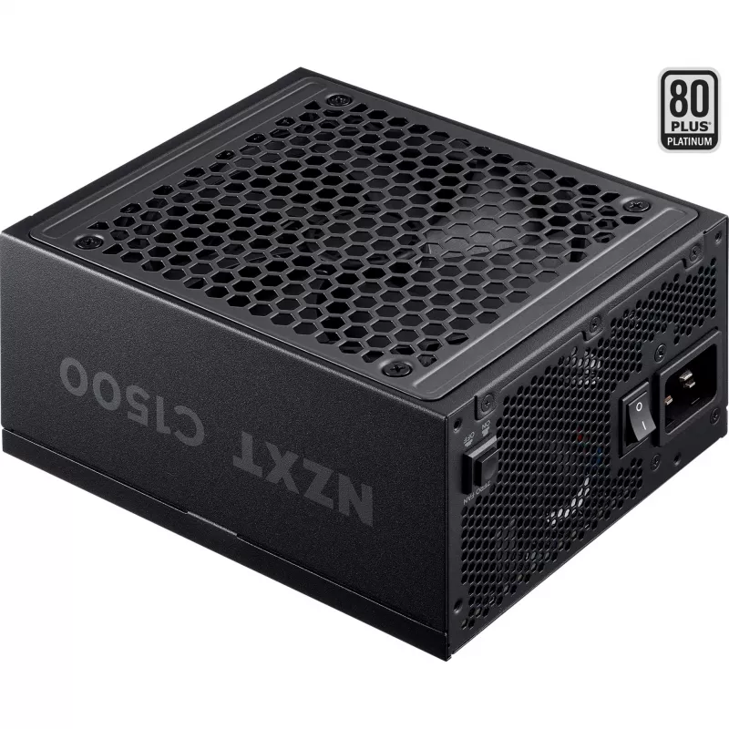 C1500 Platinum, PC maitinimo blokas juodas, 1x 16-Pin vaizdo plokštės kištukas, 6x PCIe, kabelių valdymas, 1500 vatų