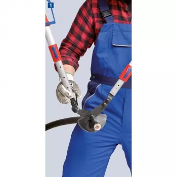 Kabelių žirklės Knipex 9532038, reketinio veikimo pjovimo įrankis kabeliams