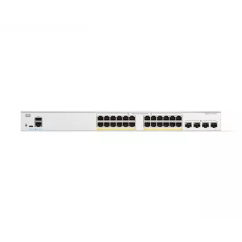 Cisco Catalyst 1200-24P-4X išmanusis komutatorius, 24 prievadai GE, PoE, 4x10GE SFP+, ribota garantija visam tarnavimo laikui (C1200-24P-4X)
