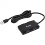 Yenkee YHB 4341BK 4 prievadų USB 3.0 įkrovimo šakotuvas