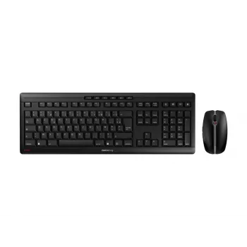 CHERRY Stream Desktop klaviatūra Pelė įtraukta Biuro RF Belaidis AZERTY Prancūziška Juoda