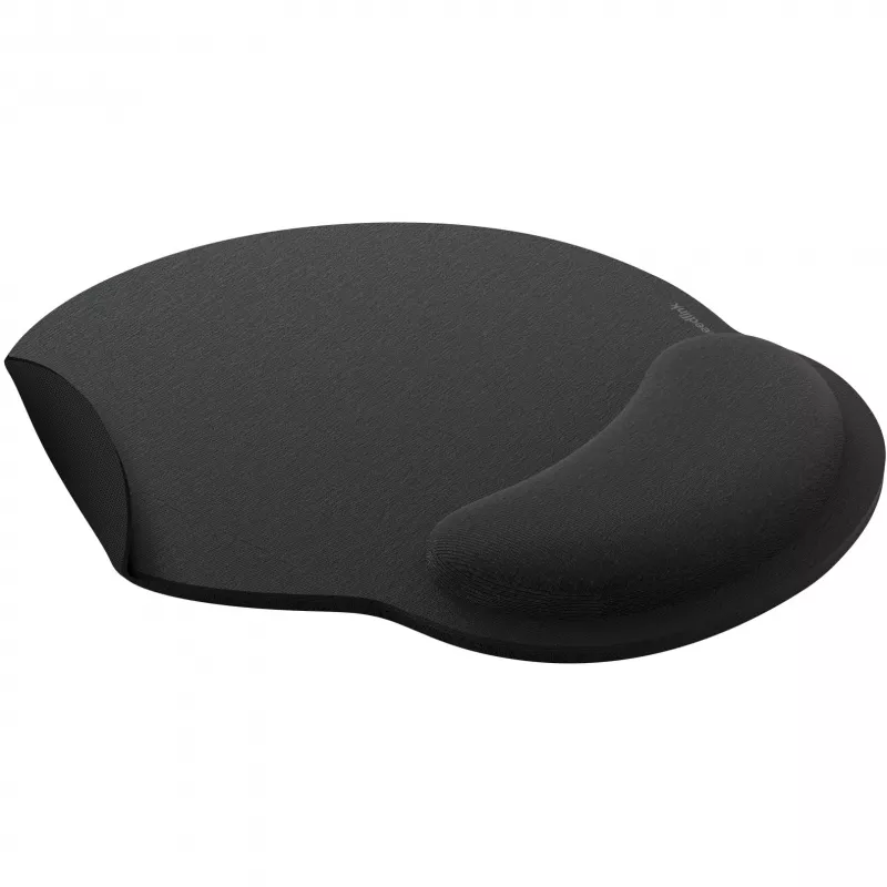 Atminties putų pelės kilimėlis Speedlink VELLU su riešo atrama, 230×254 mm, juodas