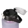 Extralink motyvacinė vandens buteliukų rinkinys 3W1 rožinė-juoda 2000ML+900ML+300ML
