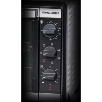 Mini krosnelė Rommelsbacher BG 1805/E Nerūdijantis plienas – 42 l, 80–230 °C, 7 režimai, rotacinis grilis