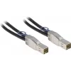 Inter-Tech - Išorinis SAS kabelis - SAS 12 Gbit/s - 36 kontaktų 4x Mini SAS HD (SFF-8644) (M) į 36 kontaktų 4x Mini SAS HD (SFF-8644) (M) - 1,0 m - Juodas (88885008)