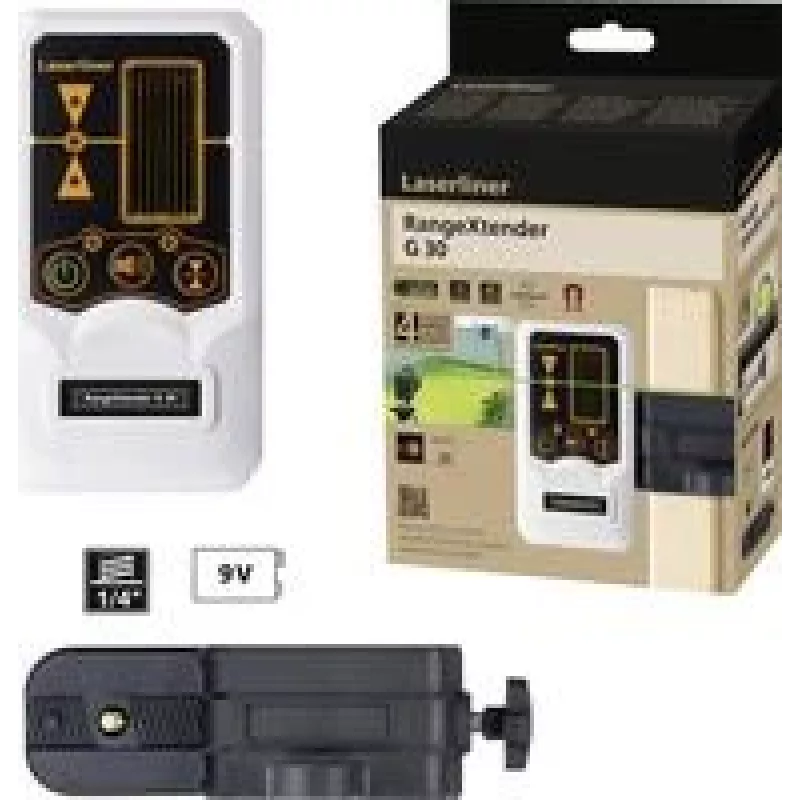 Laserliner RangeXtender G 30 lazerio imtuvas linijiniam lazeriui, diapazonas iki 30 m (033.26E)
