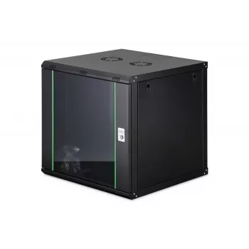 Prie sienos montuojama tinklo spinta DIGITUS Dynamic-N DN-37111 — 12U, 600x600 mm, IP20, raktinis užraktas