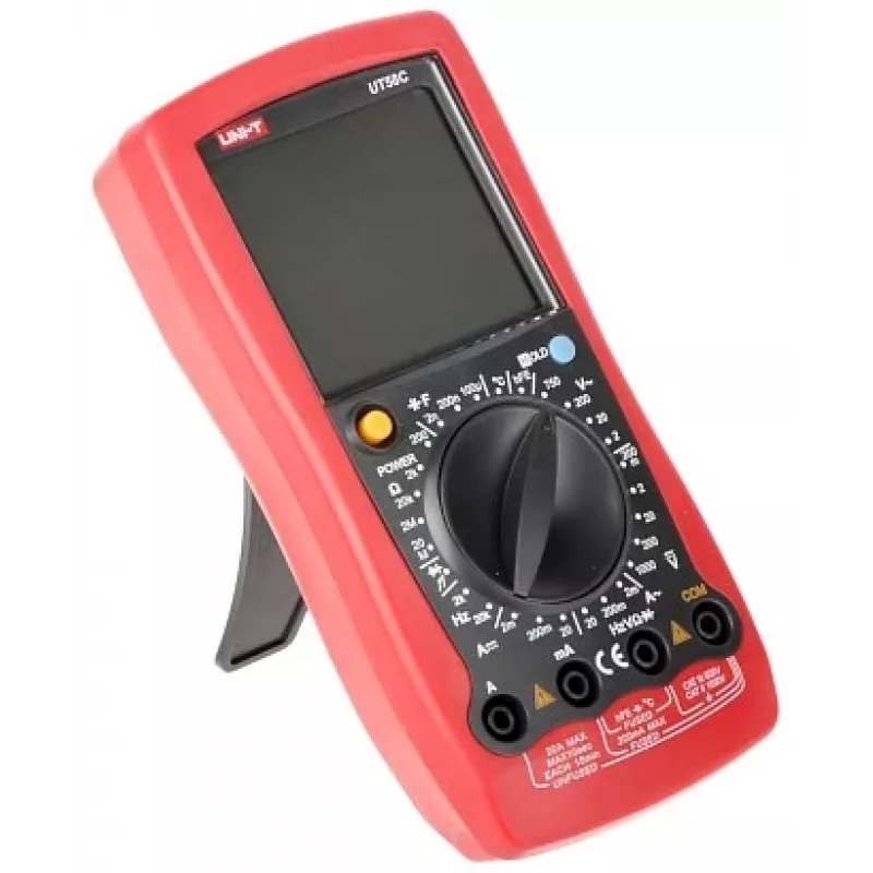 Skaitmeninis multimetras Unit UT-58C su LCD ekranu ir automatiniu diapazonu, modelis UT-58C