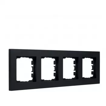 Dangtelio rėmelis 4-ių dalių Gira 021409 modulinėms jungiklių sistemoms, 4 vietų montavimas