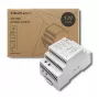 DIN bėgio maitinimo šaltinis QOLTEC 24V 2.5A 60W pilkas