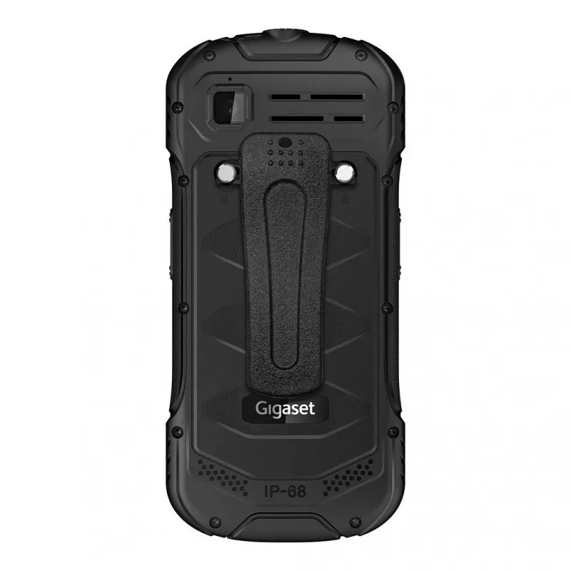 GIGASET GLX 8 ACTIVE juoda 6,1 cm 2,4 colio ekranas Push-to-talk funkcija 2500 mAh baterija IP68 2 MP kamera Dual-SIM Bluetooth