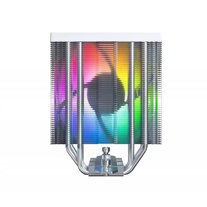 Oro aušintuvas Montech NX400 ARGB 120 mm baltas — 270 W TDP, FDB, 156×74×120 mm