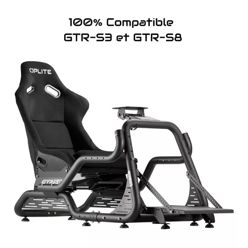 Oplite GTR S3/S8 skrydžio stovo rinkinys, skirtas Thrustmaster ir Logitech periferiniams įrenginiams