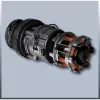 Profesionalus akumuliatorinis smūginis veržliaraktis TP-CI 18 Li Brushless -solo, 18 V (raudona / juoda, be akumuliatoriaus ir įkroviklio)