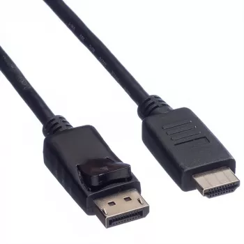 DisplayPort kabelis VALUE DP - HDTV M/M 1m
