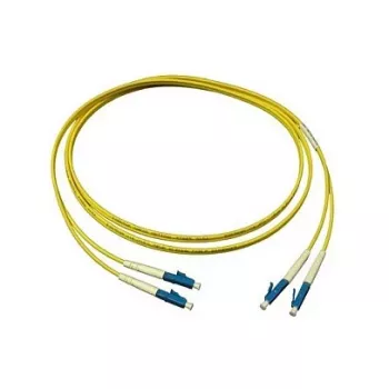 GoodConnections komutacinis kabelis LWL Duplex OS2 (vienmodis, 9/125) LC/LC, LSZH, apverčiamas poliškumas, 15 m