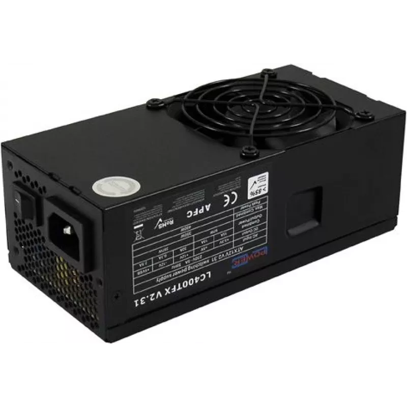 LC-Power LC-400TFX V2.31 - 350 W - 400 W - Active - 8 cm - 20+4 pin ATX - TFX (LC-400TFX V2.31)