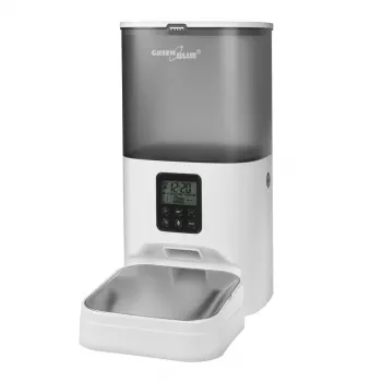 Automatinis naminių gyvūnėlių ėdalo dozatorius GreenBlue GB393, programuojamas laikmatis, 2,5 l talpa, sausam ėdalui