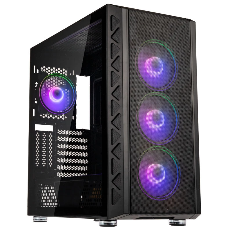 PC Case Kolink Citadel Mesh ATX ARGB Midi-Tower – juoda, ATX vidutinio bokšto formos faktorius