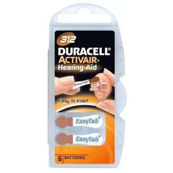 Duracell A312/DA312/ZL312 | Cinko-oro elementai | 6 vnt.