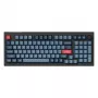 Keychron V5 Max klaviatūra universali RF belaidė Bluetooth juoda pilka 96% mechaninė