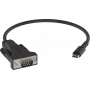 Vision Professional - Sirius adapteris - 24 kontaktų USB-C (V) į DB-9 (V) - juodas