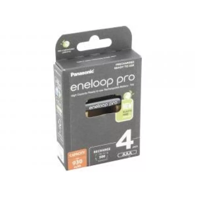 Panasonic eneloop pro AAA tipo baterijos bendram naudojimui (įkraunamos) 900 mAh 4 vnt.