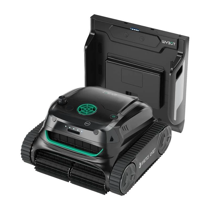Baseino valymo robotas Wybot S2 Pro — belaidis robotizuotas baseino valytuvas, modelis S2 Pro