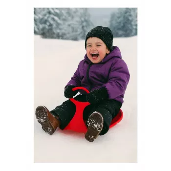 Rogutės Jamara Snow Play Snow Glider raudonos — plastikinės, 570×380×30 mm