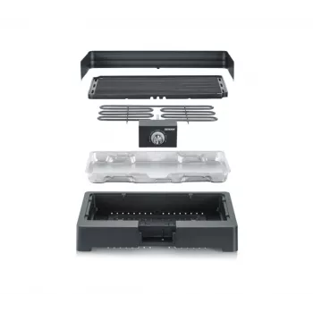 Severin PG8567 kepsninė ir grilis stalas elektrinis juodas 2200 W (PG8567)