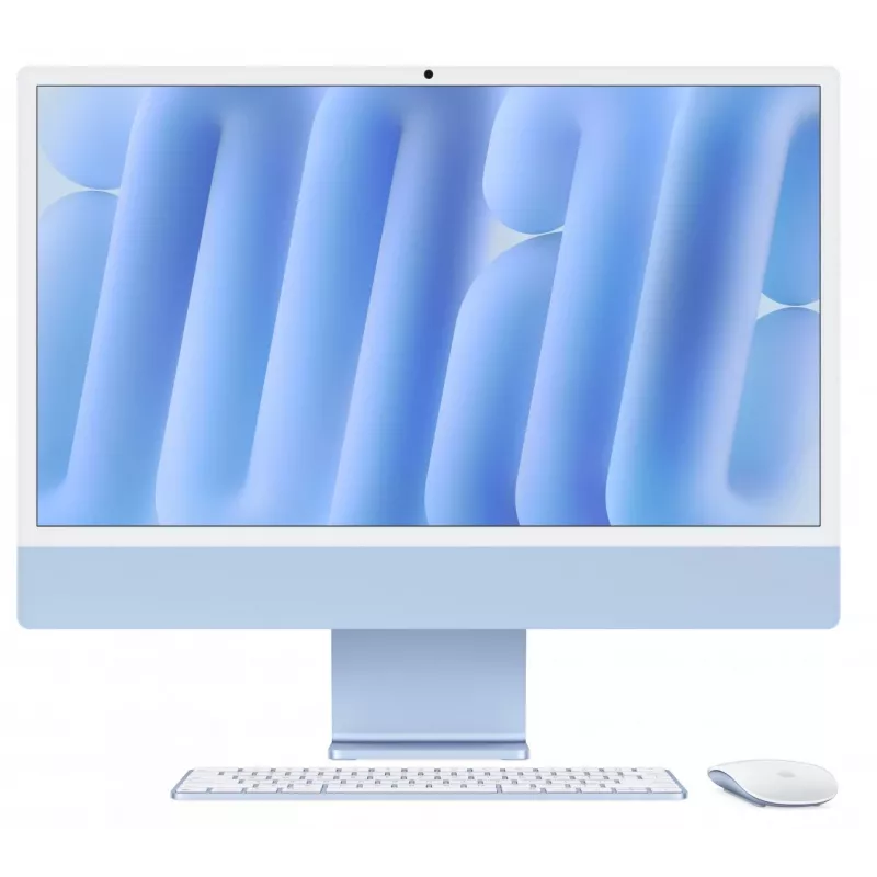 iMac 24 colių: M4 10/10, 16 GB, 512 GB SSD – mėlynas