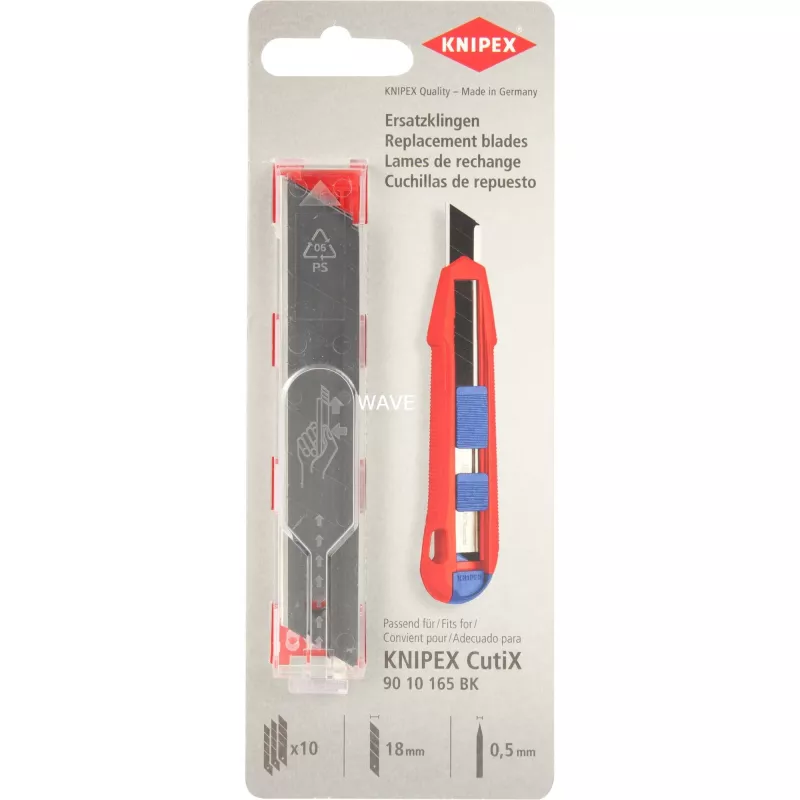 Daugiafunkcis peilis Knipex 90 10 165 E02 nerūdijantis plienas 119 mm