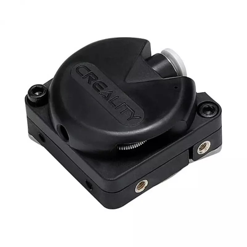 Creality 3D spausdintuvų ekstruderis — modelis 4001020076, suderinamas su Sermoon V2, CR-200B Pro, Ender-3 S1; spalvos: juoda, sidabrinė, balta