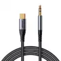 Garso laidas Joyroom SY-A07 3,5 mm į USB-C, 1,2 m, juodas