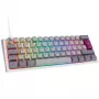 Ducky One 3 Mist Pilka Mini žaidimų klaviatūra, RGB LED - MX-Raudona