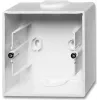 Kabelių lovelis Busch-Jaeger 2CKA001799A0897, baltas, 80×43×80 mm
