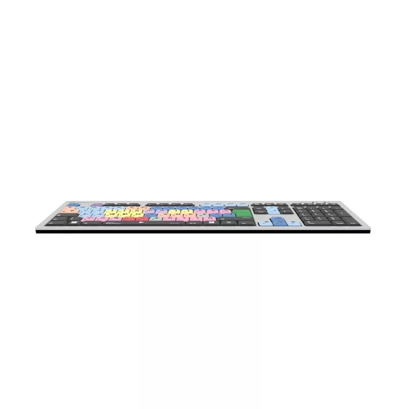 Logickeyboard LKB-MCOM4-AJPU-FR klaviatūra USB AZERTY prancūziška sidabrinė (LKB-MCOM4-AJPU-FR)