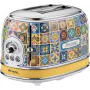 Ariete 155 Skrudintuvas Positano, 810W, 2 riekės, 6 skrudinimo lygiai, Trupinių padėklas, Atitirpinimo funkcija, Automatinis išstūmimas, Be spaustukų