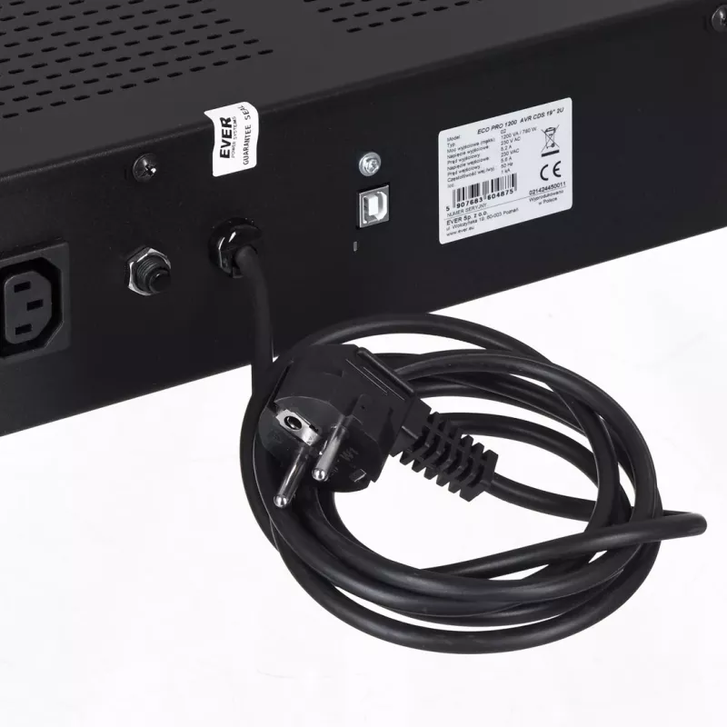 UPS EVER ECO Pro 1200 AVR CDS 19 (Stelažinis; 1200VA) (W/EAVRRM-001K20/00)